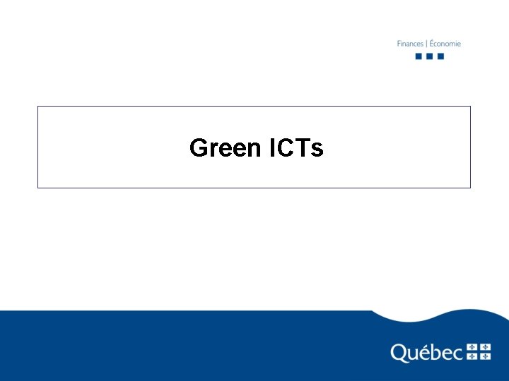Green ICTs 