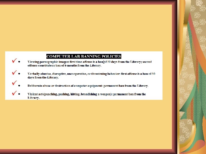 Public Access Services & Procedures 
