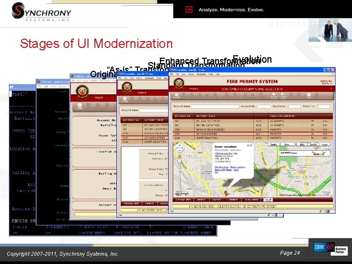 Stages of UI Modernization Evolution Enhanced Transformation Standard Transformation “As-is ” Transformation Original Panel Stages of UI Modernization Evolution Enhanced Transformation Standard Transformation “As-is ” Transformation Original Panel