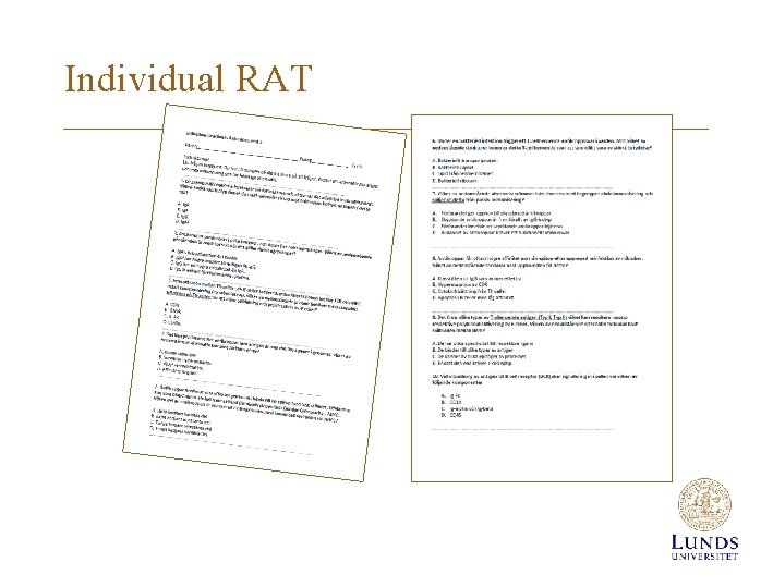 Individual RAT 