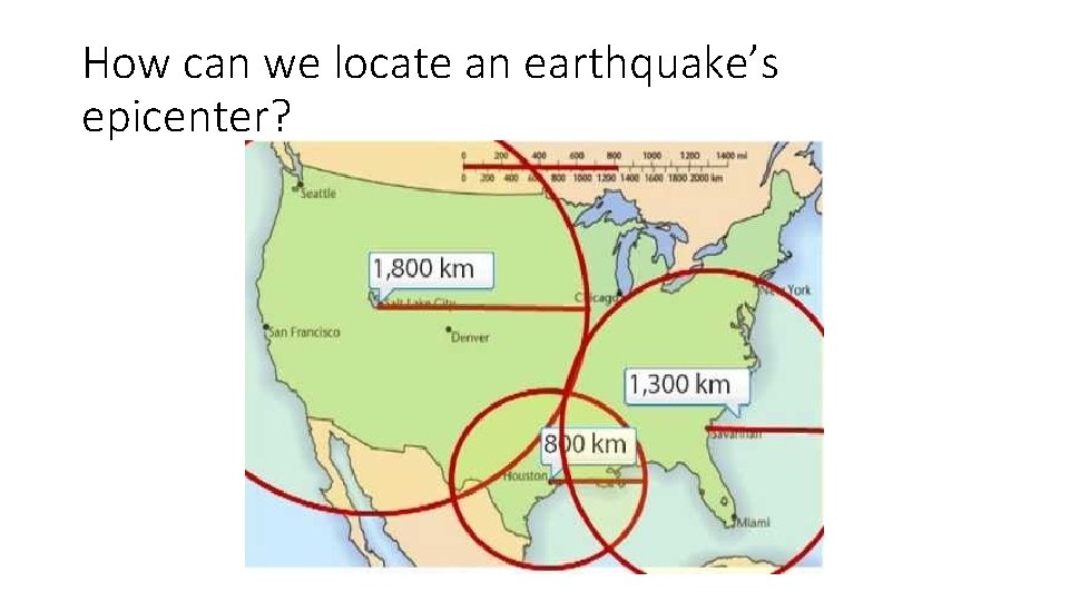 How can we locate an earthquake’s epicenter? 