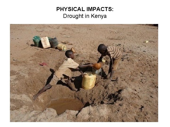PHYSICAL IMPACTS: Drought in Kenya 