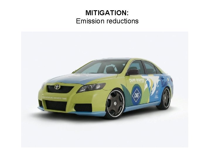 MITIGATION: Emission reductions 