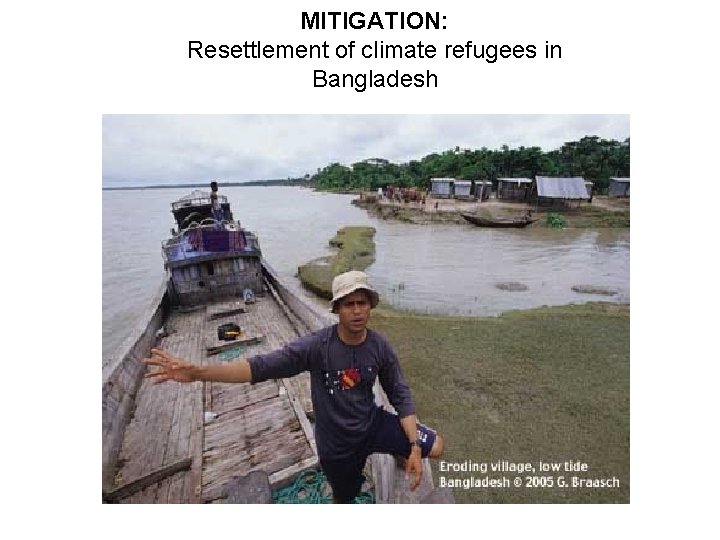 MITIGATION: Resettlement of climate refugees in Bangladesh 