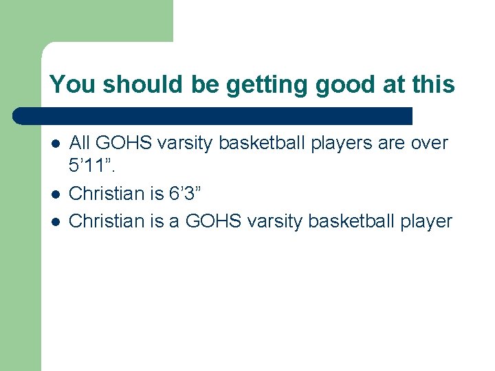 You should be getting good at this l l l All GOHS varsity basketball