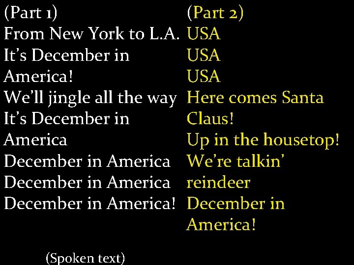 (Part 1) From New York to L. A. It’s December in America! We’ll jingle