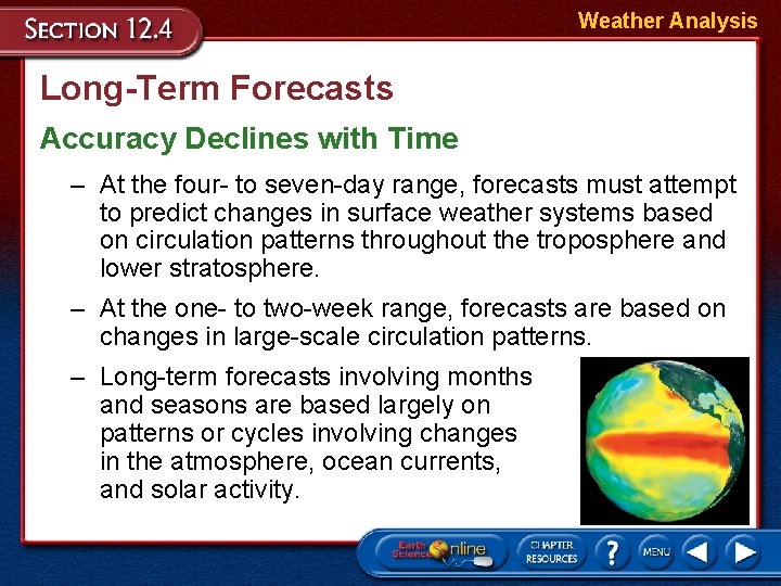 Weather Analysis Long-Term Forecasts Accuracy Declines with Time – At the four- to seven-day