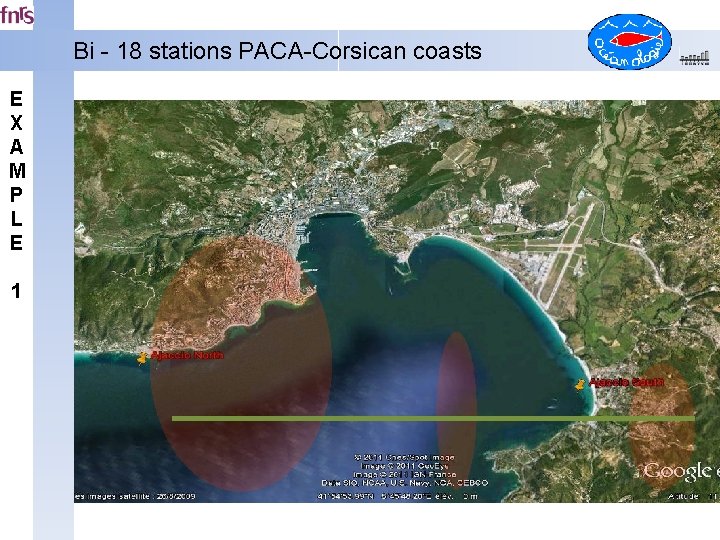 Bi - 18 stations PACA-Corsican coasts E X A M P L E 1