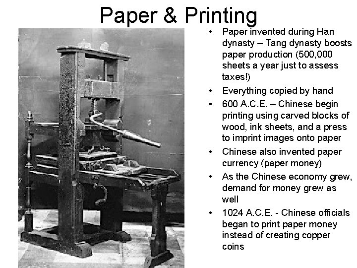 4 2 Notes Chinese Society Tang rebuild China