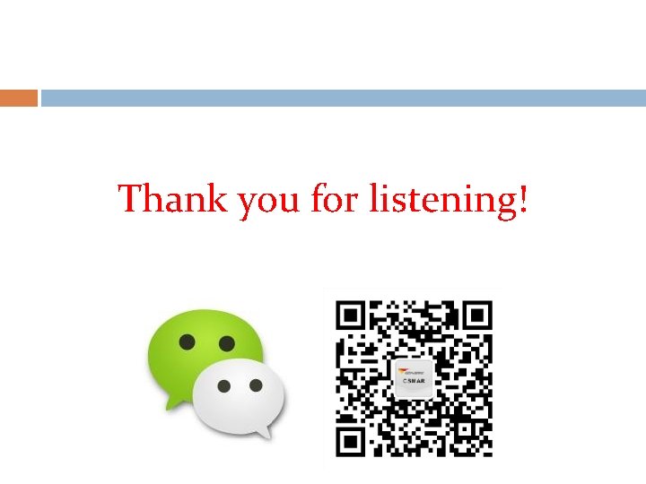 Thank you for listening! 