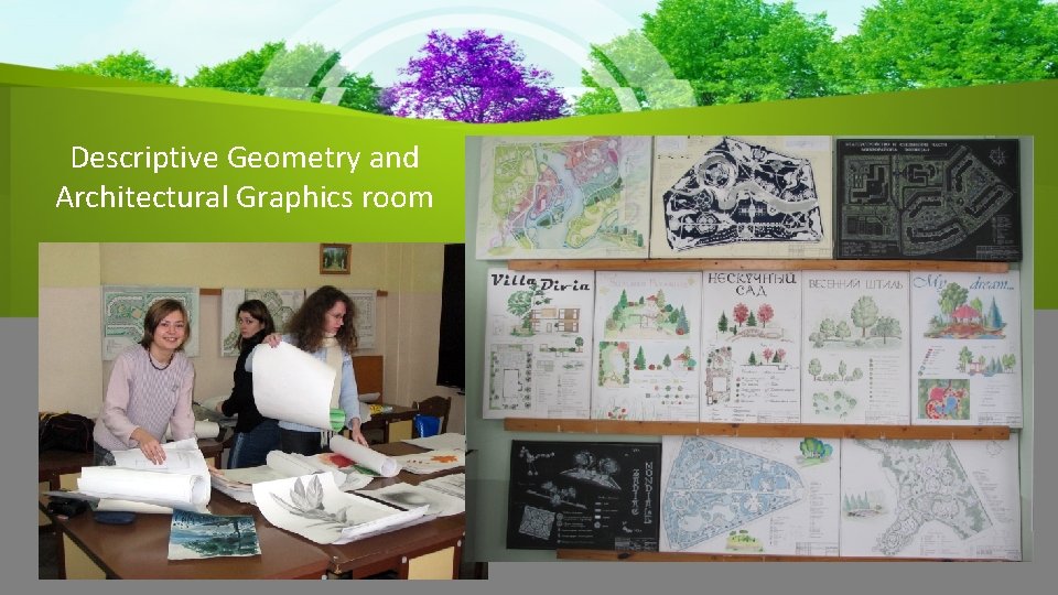 Descriptive Geometry and Architectural Graphics room 