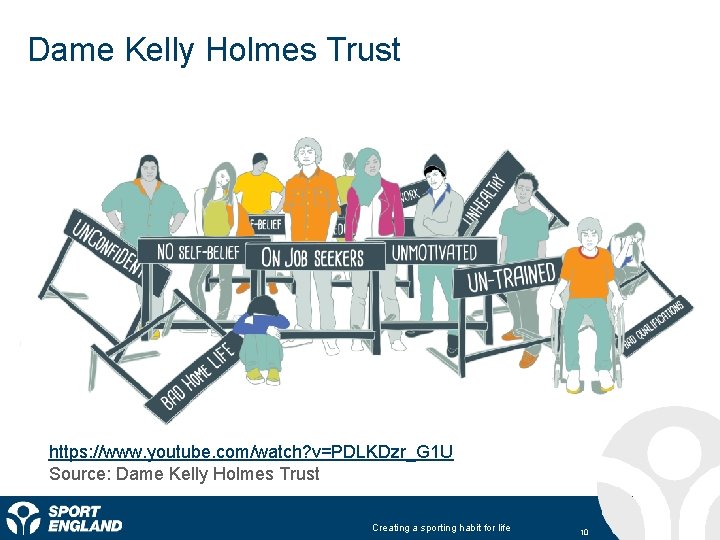 Dame Kelly Holmes Trust https: //www. youtube. com/watch? v=PDLKDzr_G 1 U Source: Dame Kelly