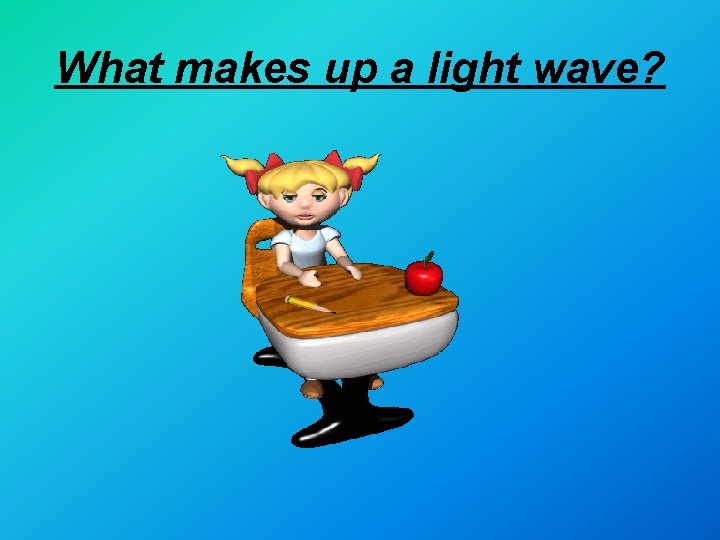 What makes up a light wave? 