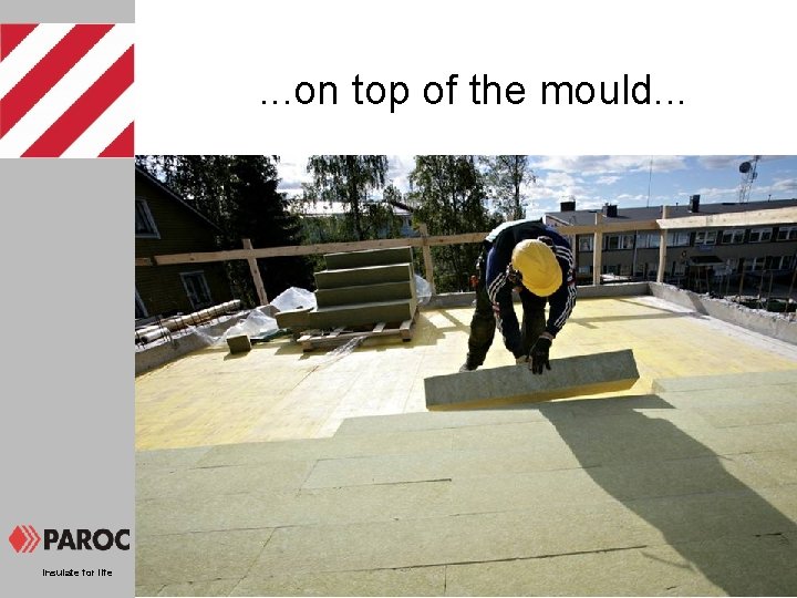 . . . on top of the mould. . . Insulate for life 