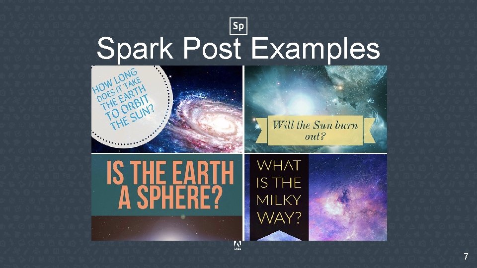 Spark Post Examples 7 