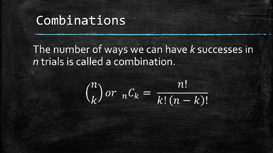 Combinations ▪ 
