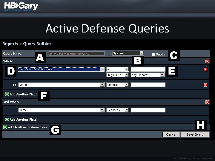 Active Defense Queries 