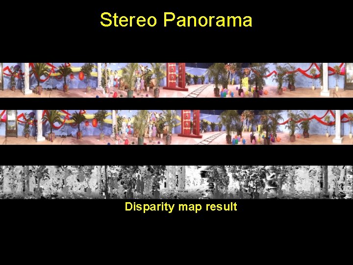 Stereo Panorama Disparity map result 