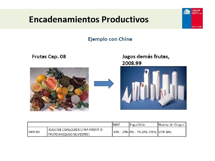 Encadenamientos Productivos 