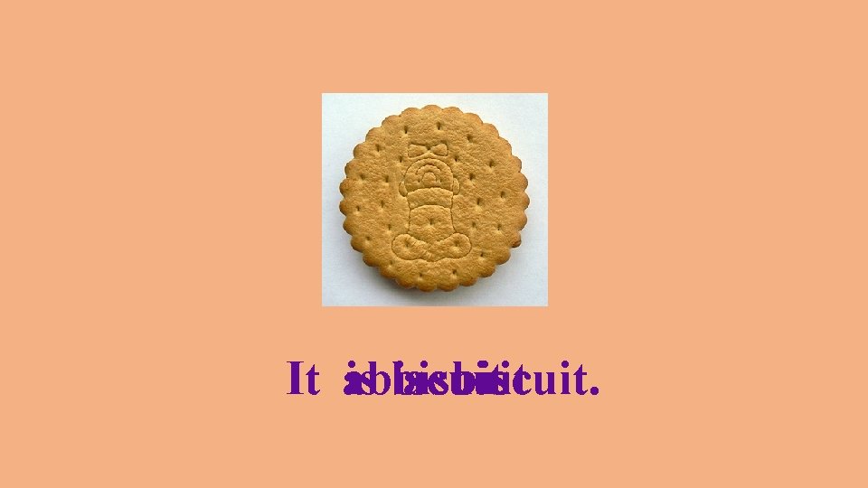It aisbiscuit a biscuit. 