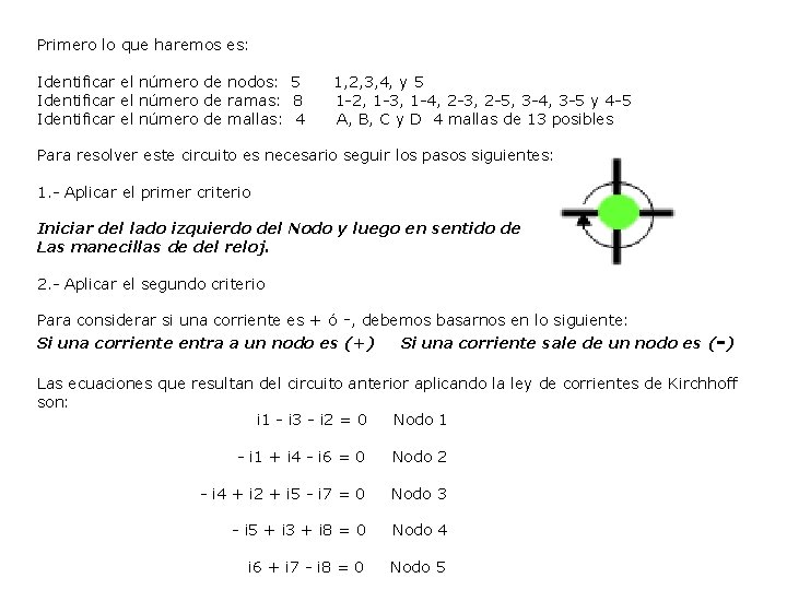 Primero lo que haremos es: Identificar el número de nodos: 5 1, 2, 3,