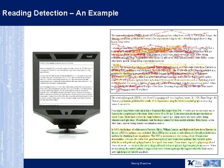 Reading Detection – An Example Georg Buscher 