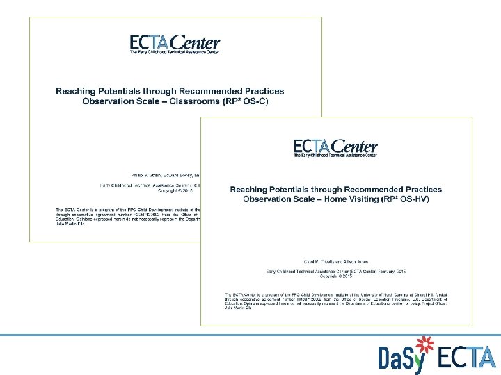 Reaching Potentials through Recommended Practices Observation Scale 