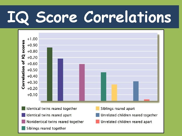 IQ Score Correlations 