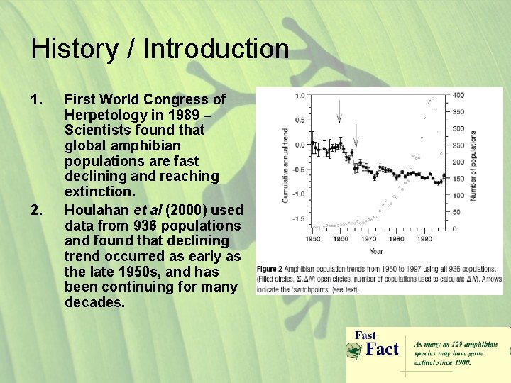 History / Introduction 1. 2. First World Congress of Herpetology in 1989 – Scientists