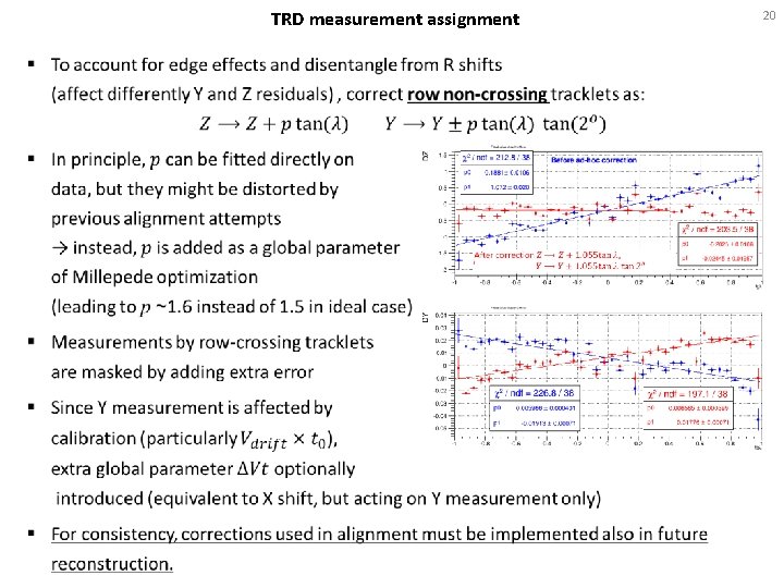 TRD measurement assignment 20 