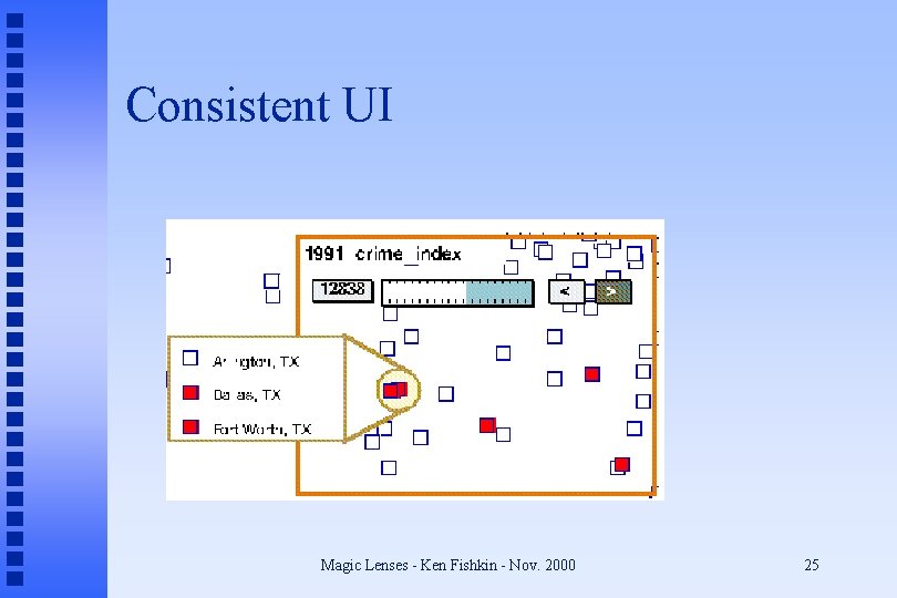 Consistent UI Magic Lenses - Ken Fishkin - Nov. 2000 25 