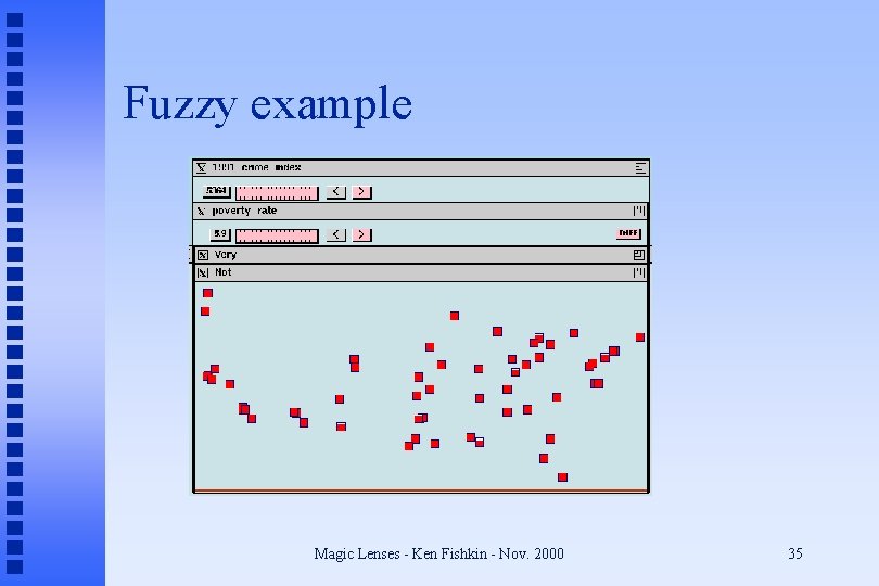 Fuzzy example Magic Lenses - Ken Fishkin - Nov. 2000 35 