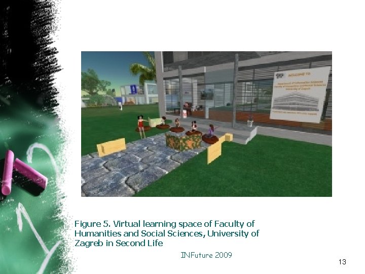 Figure 5. Virtual learning space of Faculty of Humanities and Social Sciences, University of