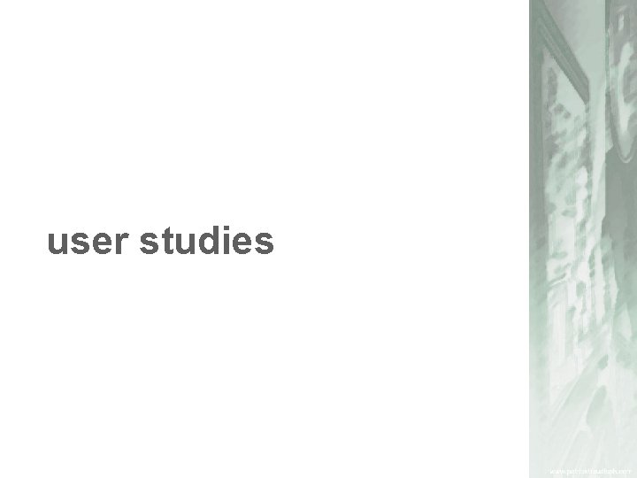 user studies 