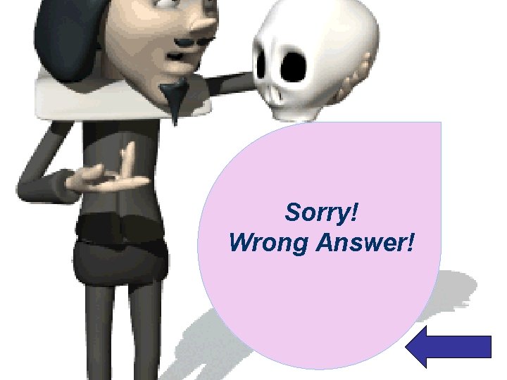 Sorry! Wrong Answer! 