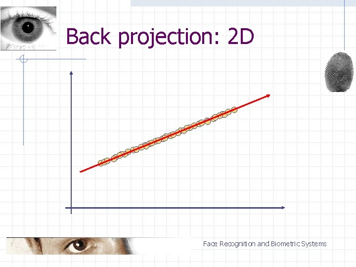 Back projection: 2 D Face Recognition and Biometric Systems 