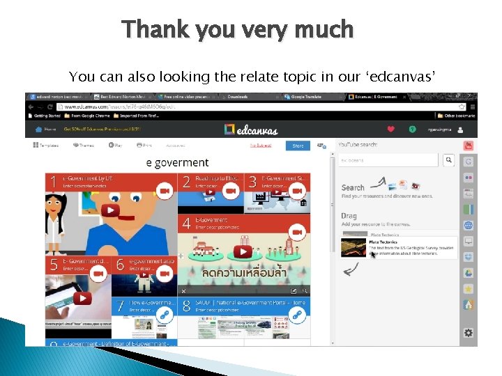 Thank you very much You can also looking the relate topic in our ‘edcanvas’