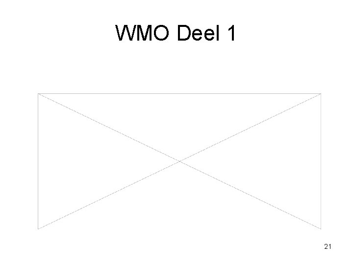 WMO Deel 1 21 