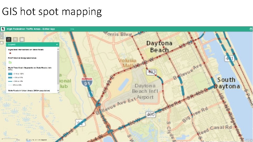 GIS hot spot mapping 