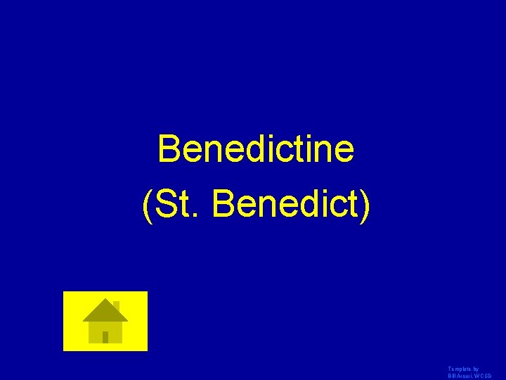 Benedictine (St. Benedict) Template by Bill Arcuri, WCSD 