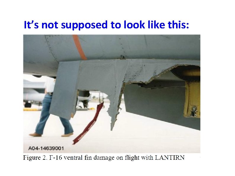 It’s not supposed to look like this: 