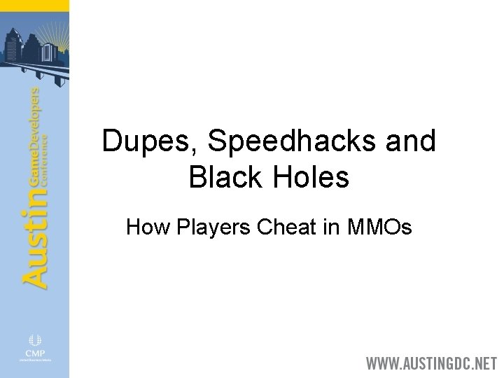 Dupes, Speedhacks and Black Holes How Players Cheat in MMOs 