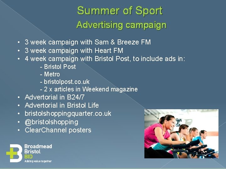 Summer of Sport Advertising campaign • 3 week campaign with Sam & Breeze FM
