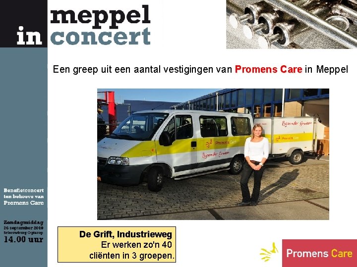 Een greep uit een aantal vestigingen van Promens Care in Meppel De Grift, Industrieweg