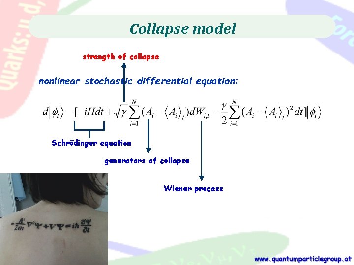 Collapse model strength of collapse nonlinear stochastic differential equation: Schrödinger equation generators of collapse