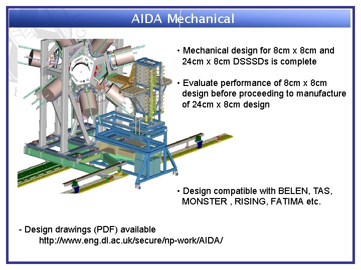 AIDA Mechanical • Mechanical design for 8 cm x 8 cm and 24 cm
