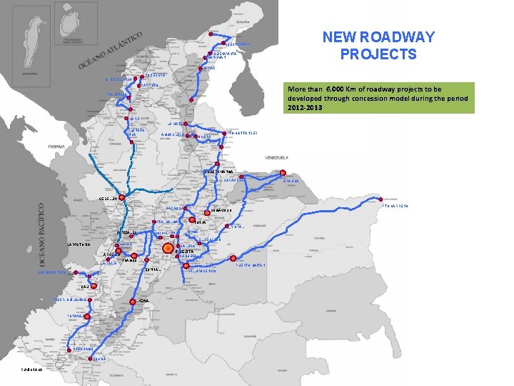 NEW ROADWAY PROJECTS CUESTECITAS BUENAVISTA SAN JUAN LA PAZ PONEDERA CRUZ DEL VISO CARRETO