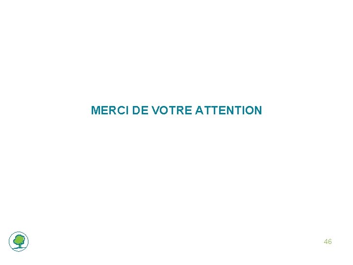 MERCI DE VOTRE ATTENTION 46 