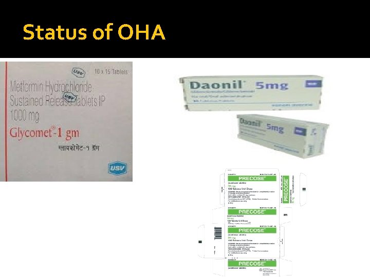 Status of OHA 