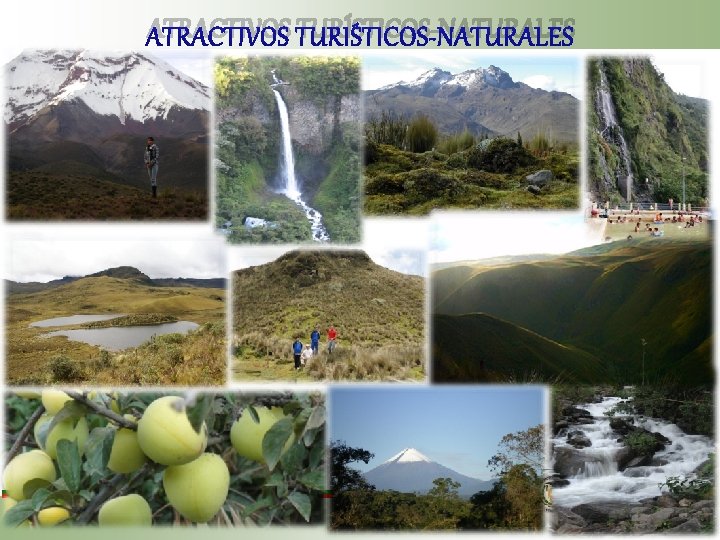 ATRACTIVOS TURÍSTICOS-NATURALES 